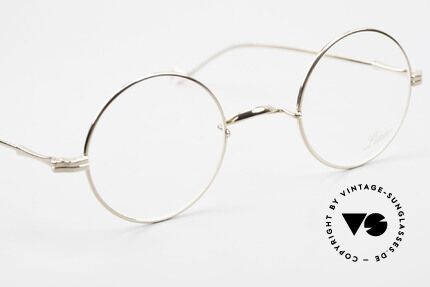 Lunor II 23 Runde Brille Special Edition, altes, ungetragenes LUNOR Einzelstück, RARITÄT!, Passend für Herren und Damen