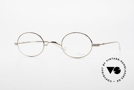 Lunor II 10 Ovale Brille Vergoldet GP, ovale vintage Brille der Lunor II Serie, Metallfassung, Passend für Herren und Damen