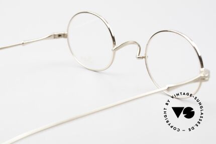 Lunor II 10 Ovale Brille Vergoldet GP, Größe: small, Passend für Herren und Damen