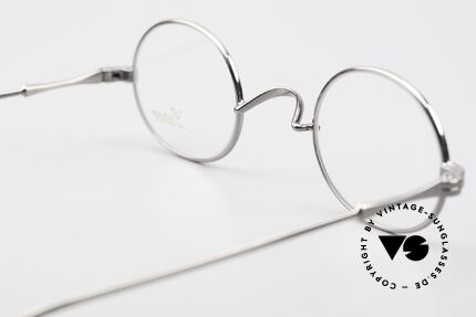 Lunor II 10 Ovale Metallbrille Antik Silber, Größe: small, Passend für Herren und Damen