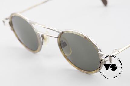 Joop 8756 Stilvolle Panto Sonnenbrille, ungetragenes Einzelstück in antik-metallic / anthrazit, Passend für Herren und Damen