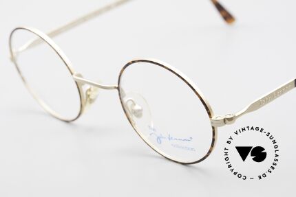 John Lennon - Revolution Vintage Brille Klein & Rund, absoluter Brillen-Klassiker; einfach zeitlos! + Etui, Passend für Herren und Damen