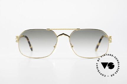 Philippe Charriol 90PP Insider 80er Luxus Sonnenbrille, Philippe Charriol war CARTIER Geschäftsführer, Passend für Herren