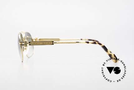 Philippe Charriol 90PP Insider 80er Luxus Sonnenbrille, die 80er Sonnenbrillen sind z.B. doppelt vergoldet, Passend für Herren