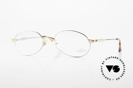Bugatti 14109 90er Brille Titanium Herren, äußerst elegante BUGATTI vintage Brillenfassung, Passend für Herren