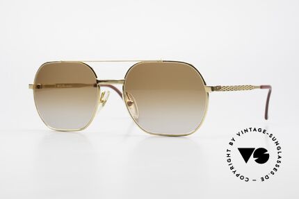 Christian Dior 2357 80er Herren Brille Vergoldet, Designer-Sonnenbrille der DIOR "Monsieur" Serie, Passend für Herren