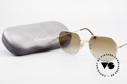 Christian Dior 2357 80er Herren Brille Vergoldet, Größe: medium, Passend für Herren