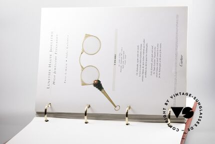 Cartier_ Catalog Katalog Cartier Lunettes, mit Abbildung & Details der GRAND PAVAGE, Passend für Herren und Damen