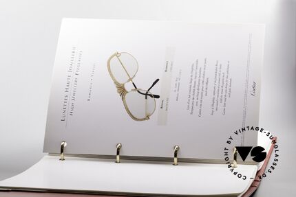 Cartier_ Catalog Katalog Cartier Lunettes, spannendes Original im gebrauchten Zustand, Passend für Herren und Damen