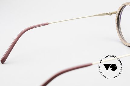 Kerbholz Rudolph Runde Holzbrille Teak Holz, Größe: medium, Passend für Herren und Damen