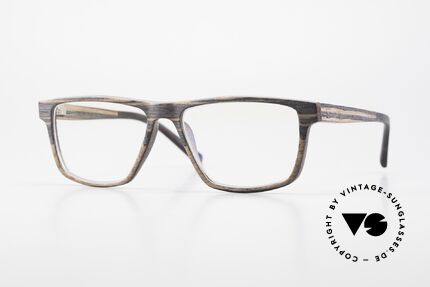 Kerbholz Nils Holzbrille Eckig Herrenbrille Details