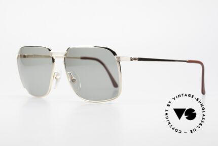 Christian Dior 2489 80er XL Herren Sonnenbrille, meisterlich gefertigtes Metallgestell; hartvergoldet, Passend für Herren