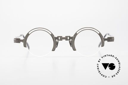 Koure KR8100 Runde 90er Steampunk Brille, eine kleine aber feine Brillenkollektion aus Südkorea, Passend für Herren und Damen