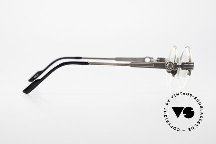 Koure KR8100 Runde 90er Steampunk Brille, ungetragenes 90er Einzelstück und KEINE Reproduktion!, Passend für Herren und Damen