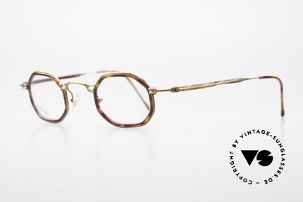 Lanvin 1222 Achteckige Kombi-Brille 90er, fühlbare 90er 'made in France' Spitzenqualität, Passend für Herren und Damen
