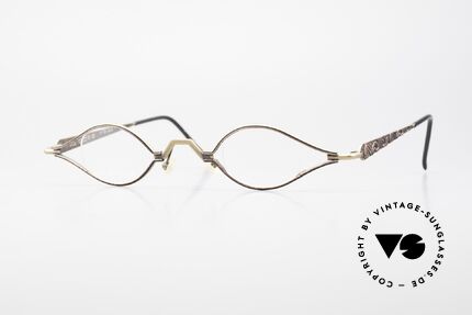 Marion Ramm F101 Damenbrille Vintage No Retro, vintage Brille der "Na Und?" Serie von M. Ramm, Passend für Damen