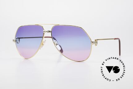 Hendrix Steampunk Oval Vintage Brillen mit Blauer Gläser Gold 