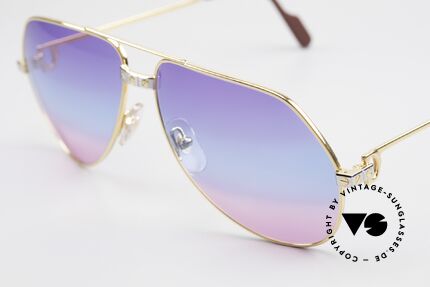 Cartier Vendome Santos - L Unique 3fach Verlauf Galaxy, besondere Sonnengläser mit dreifach-Verlauf "Galaxie", Passend für Herren