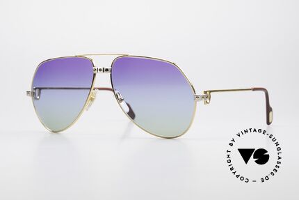 Cartier Vendome Santos - L Einzelstück Polarlicht Violett Details