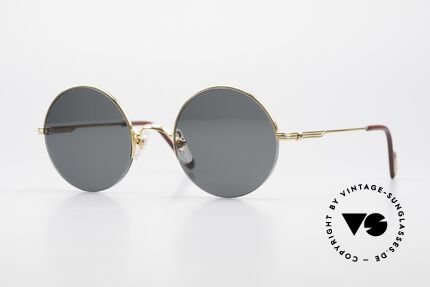 Cartier Mayfair Runde Vintage Luxusbrille 90er, edles Cartier vintage Modell aus den 1990ern, Passend für Herren und Damen