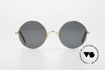 Cartier Mayfair Runde Vintage Luxusbrille 90er, kleine runde Sonnenbrille in Größe 45°20, 135, Passend für Herren und Damen
