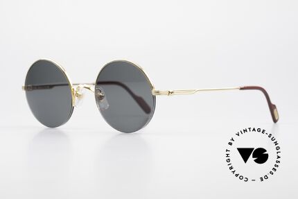 Cartier Mayfair Runde Vintage Luxusbrille 90er, teures Original im scheinbar zeitlosen Design, Passend für Herren und Damen