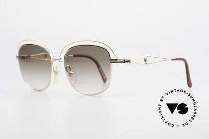 Christian Dior 2461 80er Jahre Damensonnenbrille, geschmackvoller Rahmen mit schwungvoller Form, Passend für Damen