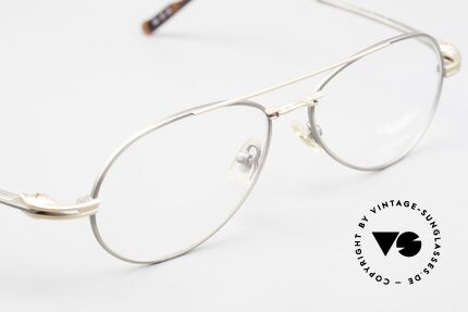 Aston Martin AM49 Titanium Brille Aviator Style, ungetragenes Einzelstück in XL Gr. 49-24 (inkl. orig. Etui), Passend für Herren