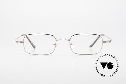 Aston Martin AM44 Eckige Herrenbrille Titanium, passendes Accessoire zu den britischen Nobel-Sportwagen, Passend für Herren