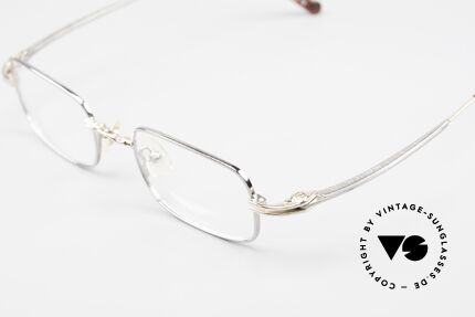 Aston Martin AM44 Eckige Herrenbrille Titanium, kostbares Unikat (circa 25 Jahre alt) und in TOP-Qualität, Passend für Herren