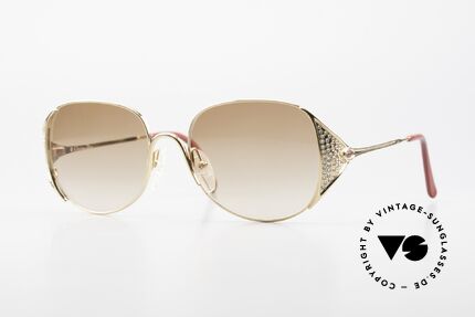 Christian Dior 2362 Damen Sonnenbrille Mit Strass, luxuriöse Damenbrille aus den 80er Jahren von Dior, Passend für Damen