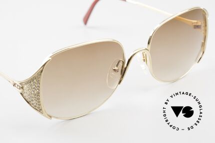 Christian Dior 2362 Damen Sonnenbrille Mit Strass, KEIN RETROstyle, sondern eine echte alte RARITÄT, Passend für Damen