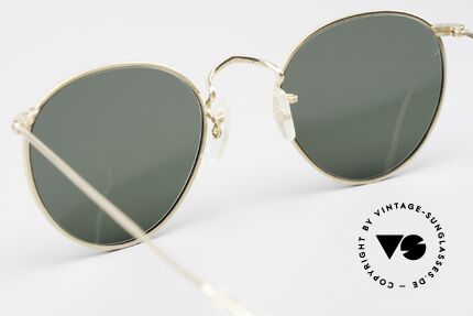 Algha Panto 45/20 Kleine 70er Gold Filled Brille, KEINE Retrobrille; ein mind. 40 Jahre altes Original, Passend für Herren und Damen