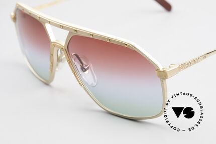 Alpina M6 West Germany Sonnenbrille, Farbverlauf schimmert wie Polarlichter; Einzelstück, Passend für Herren und Damen