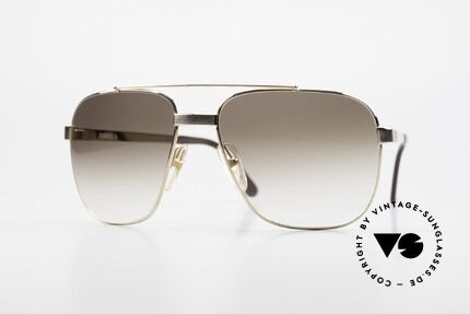 Dunhill 6036 Vergoldete Brille Comfort Fit, elegante A. Dunhill Gentleman-Sonnenbrille von 1990, Passend für Herren