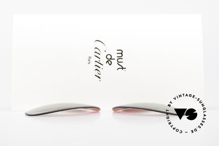 Cartier Vendome Lenses - L Polarlicht Bordeaux Tricolor, von unserem Optiker gefertigt: daher neu & kratzerfrei, Passend für Herren und Damen