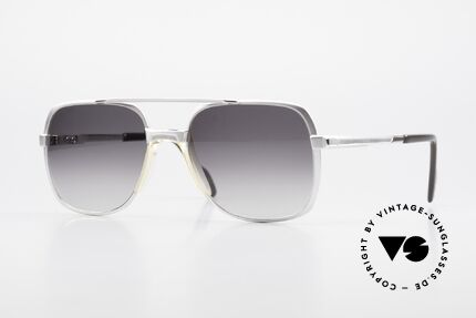 Metzler 0766 Helmut Kohl Vintage Brille 80er, original METZLER Sonnenbrille aus den 1980ern, Passend für Herren