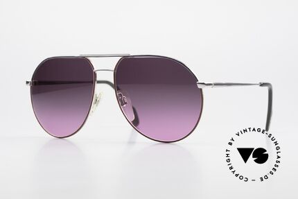 Metzler 0881 Rare 80er Aviator Sonnenbrille, klassische Aviator Sonnenbrille der 80er Jahre, Passend für Herren und Damen