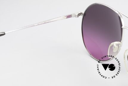 Metzler 0881 Rare 80er Aviator Sonnenbrille, die Fassung ist auch für optische Gläser geeignet, Passend für Herren und Damen
