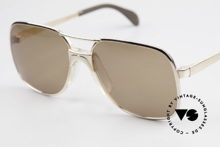 Metzler 7680 Kleine 80er Brille Vergoldet, ungetragen (wie alle unsere alten Metzler Brillen), Passend für Herren