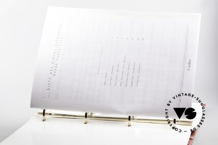 Cartier_ Catalog Cartier Journal Preislisten, spannendes Sammlerstück im gebrauchten Top-Zustand, Passend für Herren und Damen