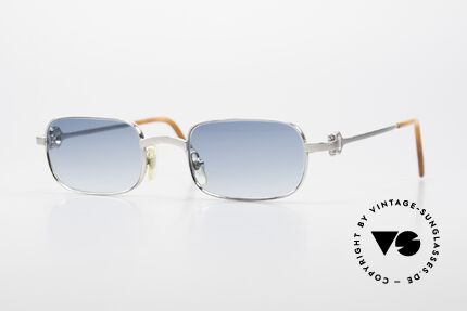 Cartier Dreamer Luxus Brille Mit Chanel Etui, rare CARTIER Luxus vintage Sonnenbrille von 1999, Passend für Herren und Damen
