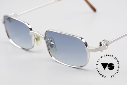 Cartier Dreamer Luxus Brille Mit Chanel Etui, Sonnengläser hellblau-Verlauf (auch abends tragbar), Passend für Herren und Damen