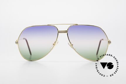 Cartier Vendome LC - L Rare Luxus Sonnenbrille 80er, wurde 1983 veröffentlicht & dann bis 1997 produziert, Passend für Herren