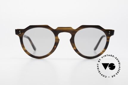 Lesca Panto 6mm 60er Brille Panto Frankreich, enorm stabile Fassung in absoluter Spitzen-Qualität, Passend für Herren