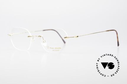 Henry Jullien Melrose 4000 Randlose Vintage Brille 90er, eine echte Qualitätsfassung; zudem zeitlos unisex, Passend für Herren und Damen