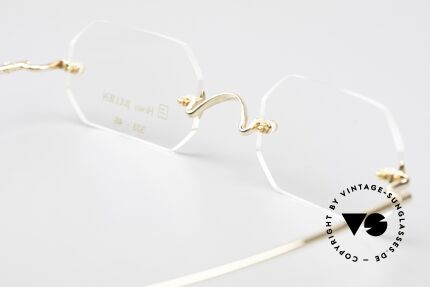 Henry Jullien Paraphe 303 Randlose Brille Achteckig, Größe: medium, Passend für Herren und Damen