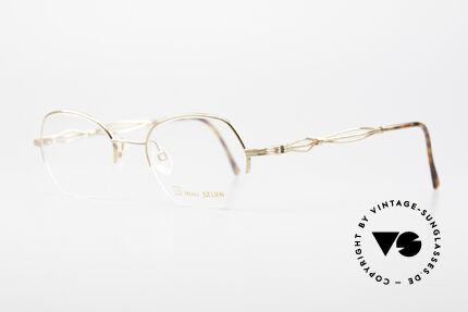 Henry Jullien Ellipse 12 Gold Doublé Damenbrille, Wahnsinns-Qualität, da enorm aufwändige Handarbeit, Passend für Damen