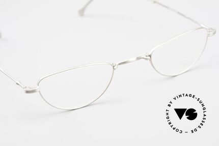 Lunor XXV Folding 06 Faltbare Lesebrille Unisex, die Lesebrille der XXV-Serie; PPS = platin satiniert, Passend für Herren und Damen