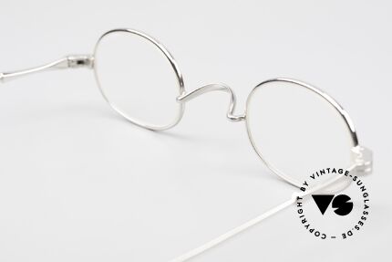 Lunor II 08 Kleine Ovale Brille Platin, KLEINE OVALE Größe 40/25; PP = PLATIN-plattiert, Passend für Herren und Damen